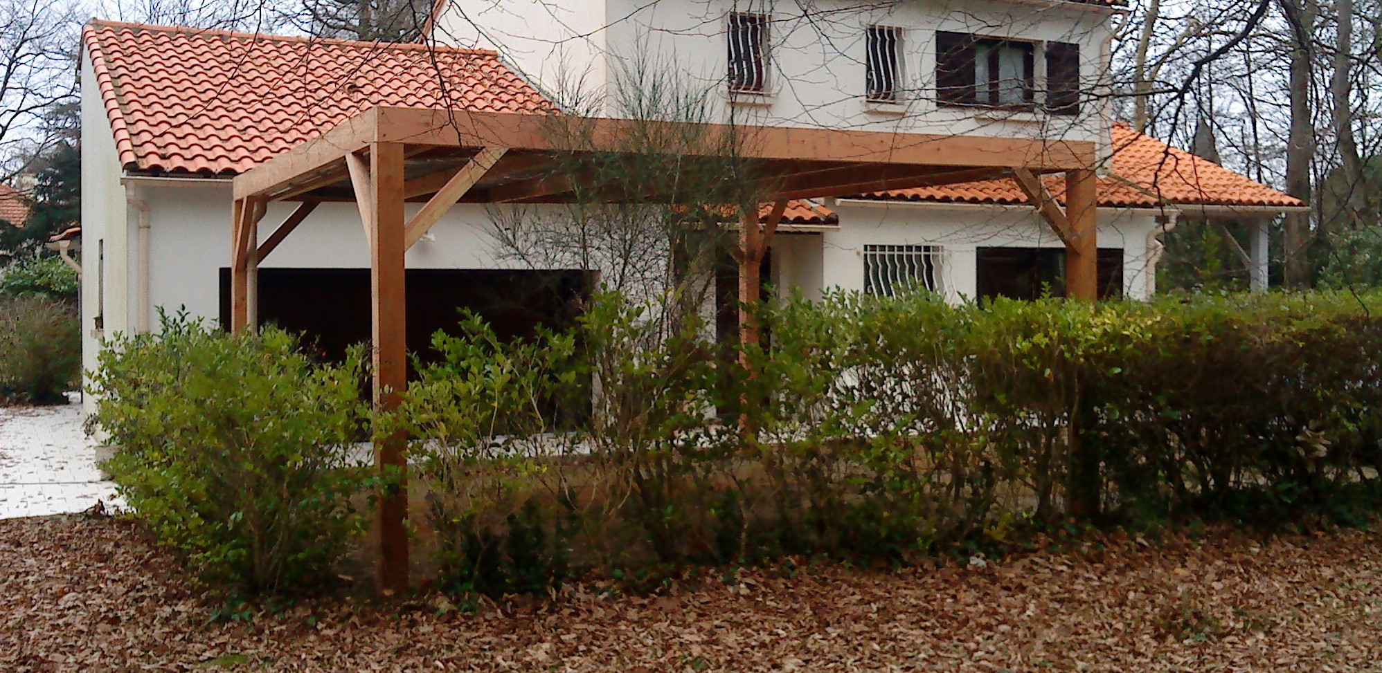Carport en bois